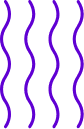 four squiggly lines background