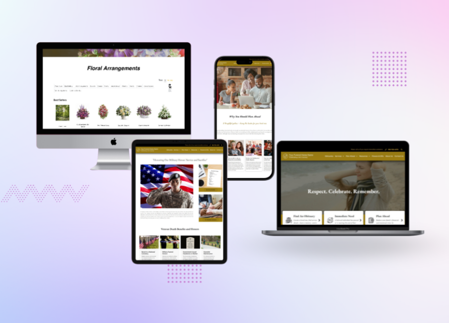 Funeral Home Templates Featured Graphic (875 x 624 px)
