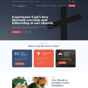Church Flow Website Template
