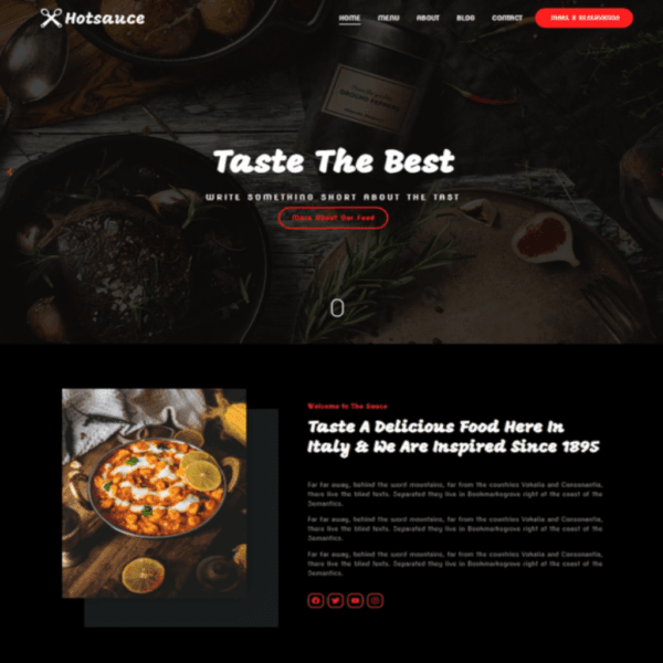 Sweet Heat Restaurant Demo