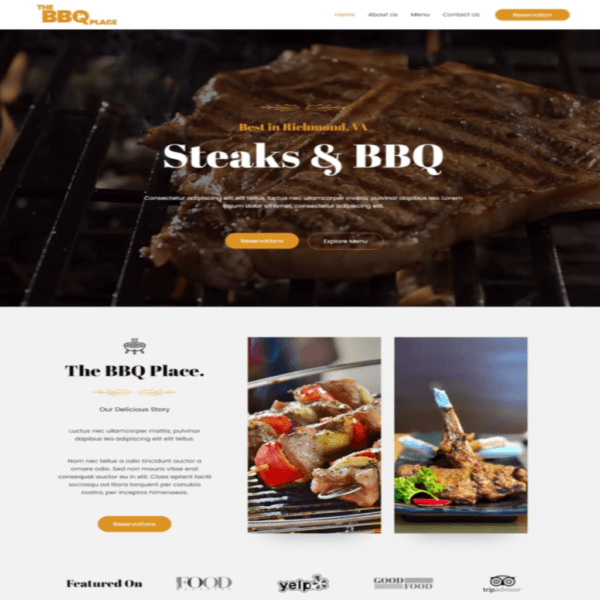 The BBQ Place Restaurant Demo