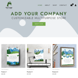 Customizable Multi-Purpose Online Store